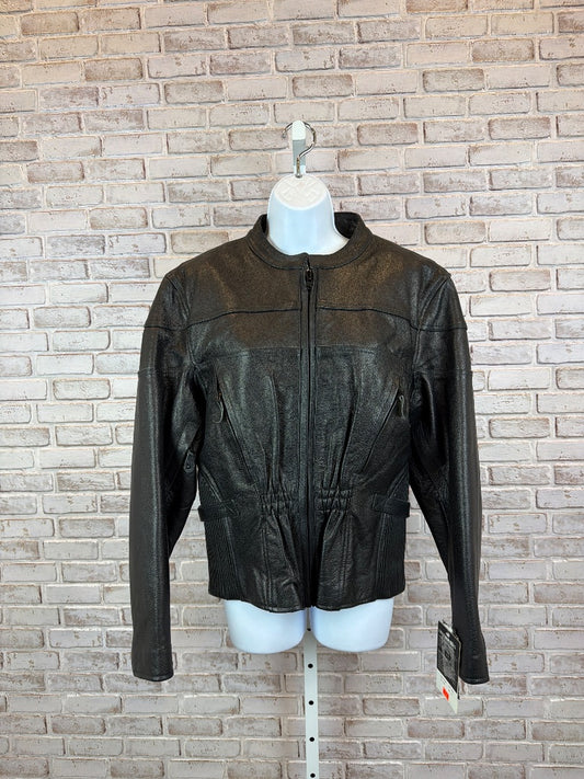Leather King Jacket, Black, XL, New With Tags
