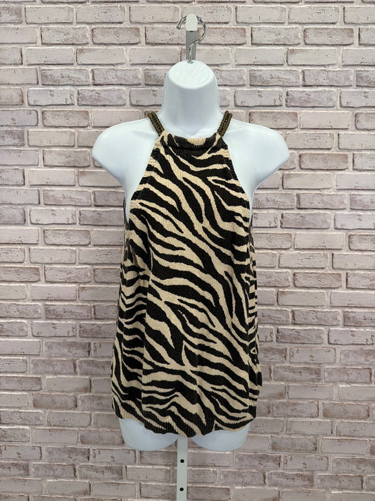 Michael Kors Shirt, Animal, Large, Used - Fair