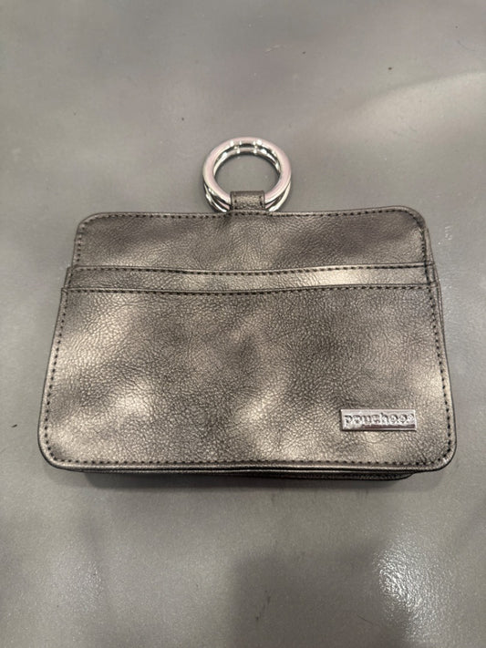 Puchee Clutch, Silver, One Size, Used - Good
