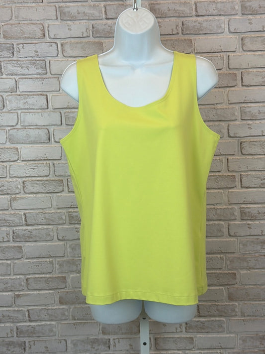 Chicos Tank – Lime Green, Size 2 – New With Tags Condition