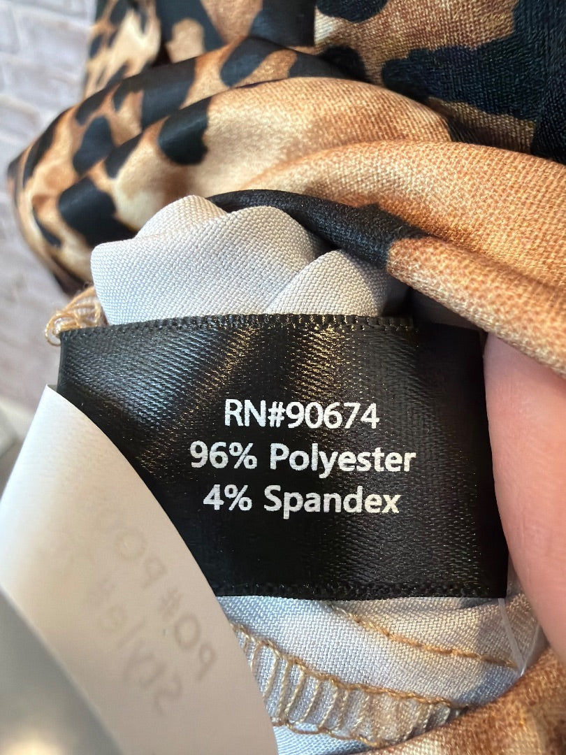 Boston Proper Shirt, Leopard, XS, Used - Excellent