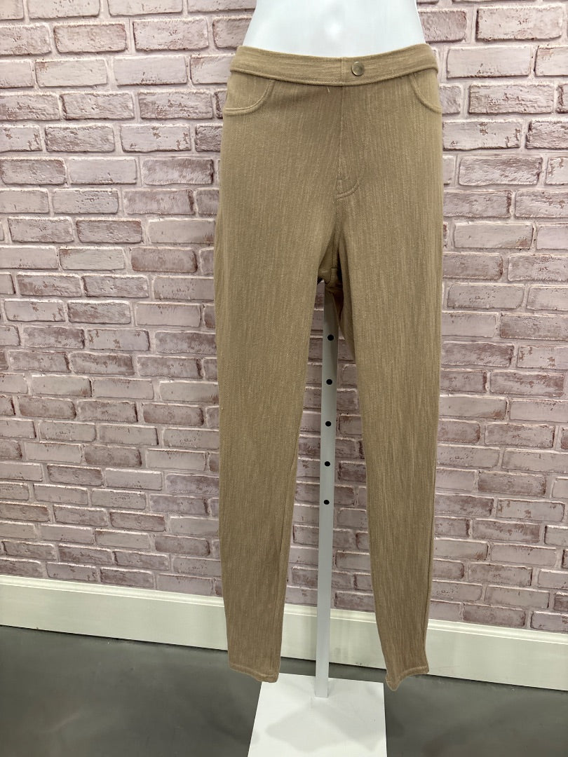 Simply Noelle Pants, Khaki, Medium, Used - Good