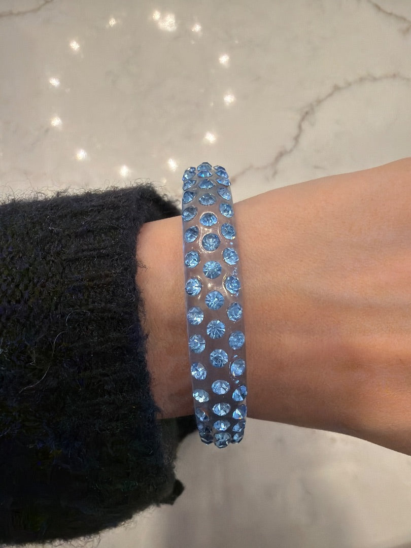 Swarovski Bracelets, Blue, One Size, Used - Good