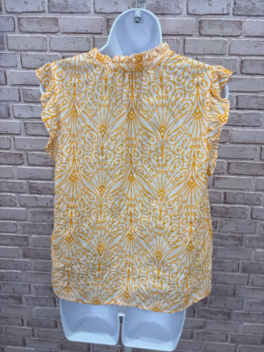 Loft Tee shirt, Orange multi, Large, Used - Good