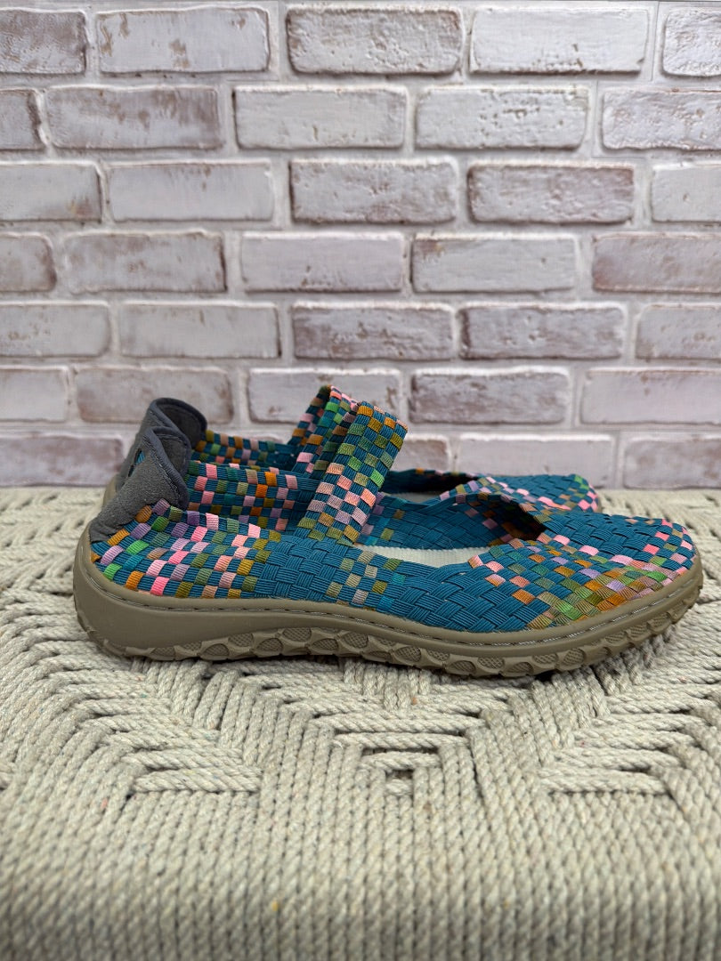 Corkys Flats, teal multi, 10, Used - Good