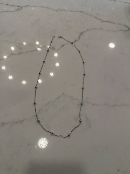 Various Sterling Necklace, Silver, One Size, Used - Good