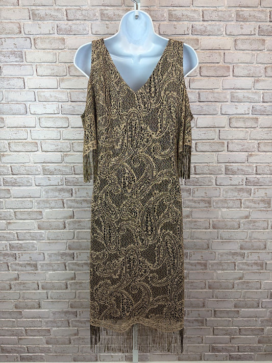 Venus Dress, gold/black, Medium, Used - Good