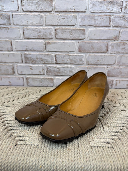 Hermes Heels, Brown, 37, Used - Excellent