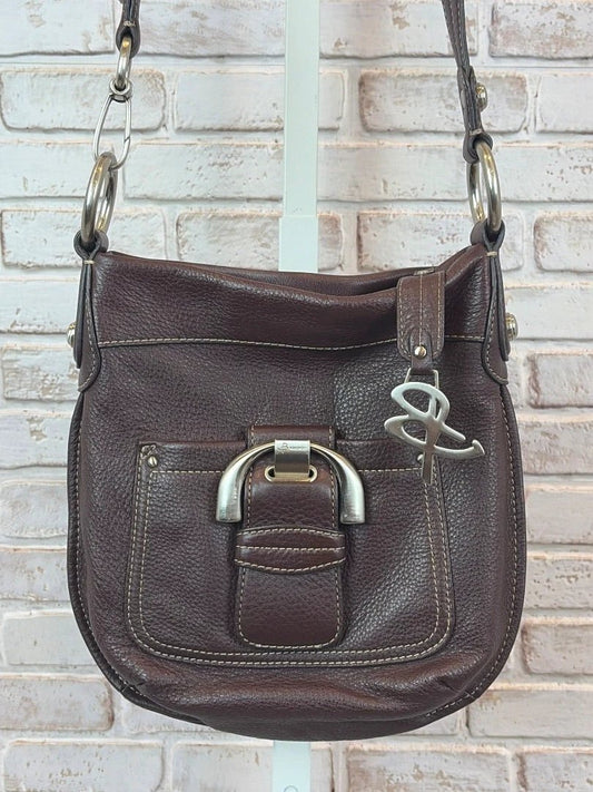 B Makowsky Bag - Crossbody – B Makowsky Crossbody Bag, Burgundy, One Size, Used - Excellent