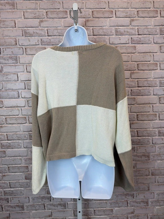 Z Supply Sweater – Beige/White, Small – Excellent Condition