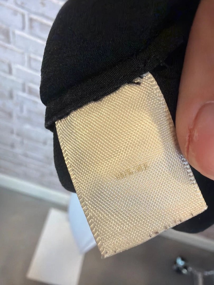 Kate Spade Top - Shirt – (See Damage) Kate Spade Silk Shirt, Black, XS, Used - Fair