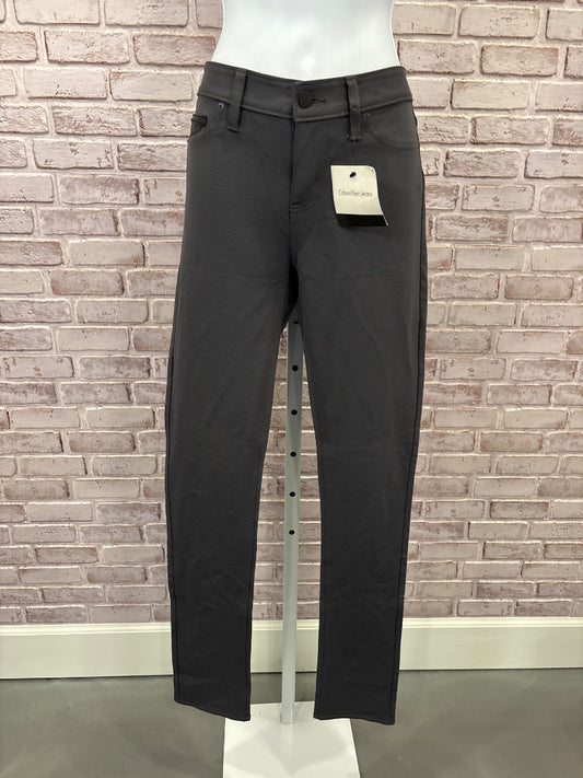 Calvin Klein Pants, Grey, 4, New With Tags