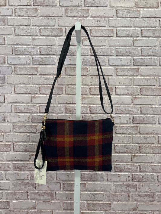Grace & Lace Handbag, Multi plaid, One Size, New With Tags