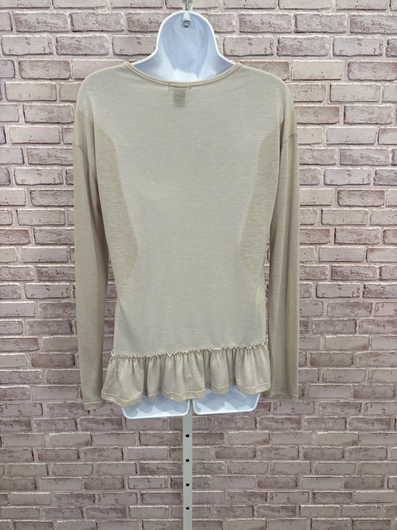 Rue 21 Shirt, Beige, Large, Used - Good