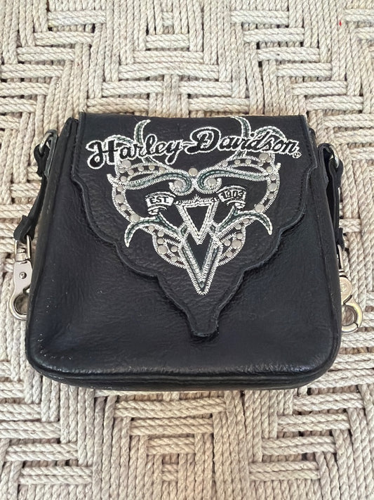 Harley Davidson Clutch, Black, One Size, Used - Excellent