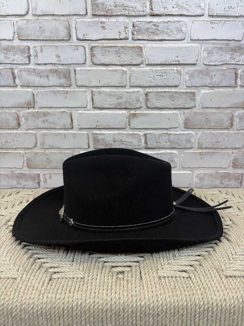 Stetson Cowgirl hat, Black, Medium, Used - Good