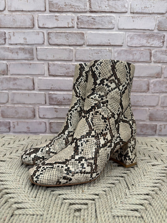 Nordstrom Rack Booties, Snakeskin, 5.5, Used - Good