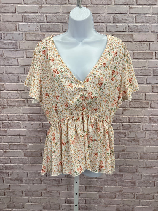 Arula Shirt, Multi floral, Large, Used - Good
