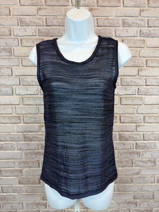 Dana Buchman Tank top, Navy, Small, Used - Good