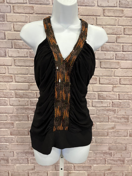 Mei Mei Tank top, Black multi, Large, Used - Good