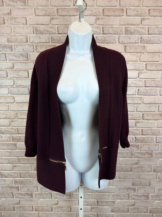 Ivanka Trump Cardigan, Plum, Small, Used - Excellent