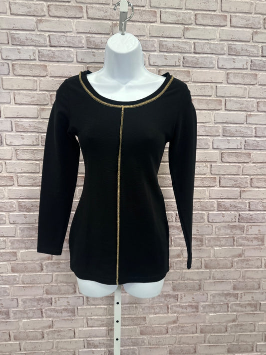 Soir Shirt, Black/gold, XS, Used - Good