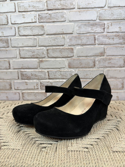 Sacha london Wedges, Black, 7.5, Used - Good