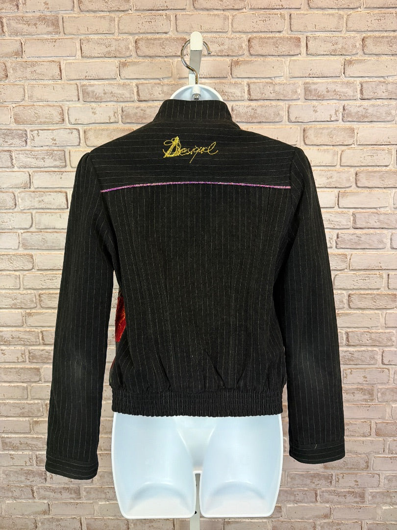 Desigual Jacket, Multi, 36, Used - Good