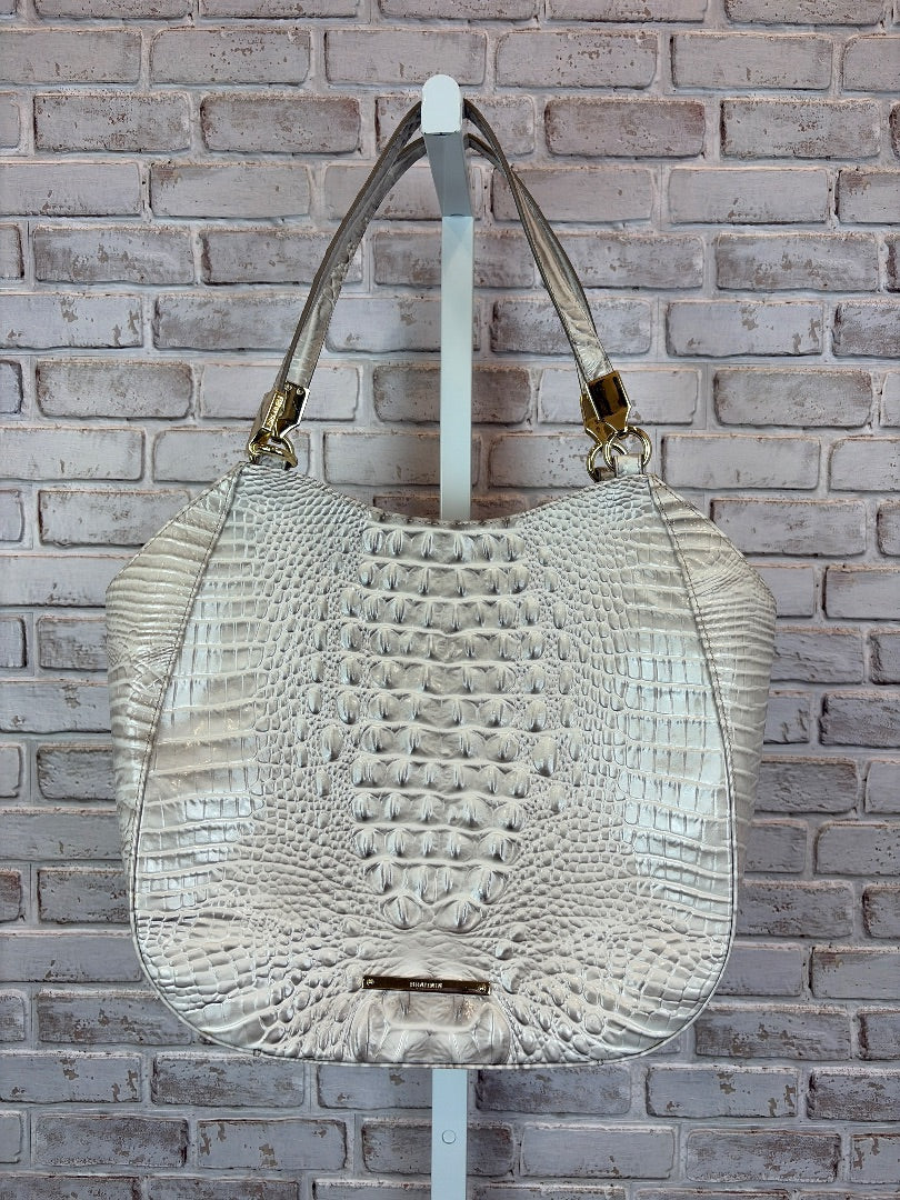 Brahmin Handbag, White, One Size, Used - Excellent