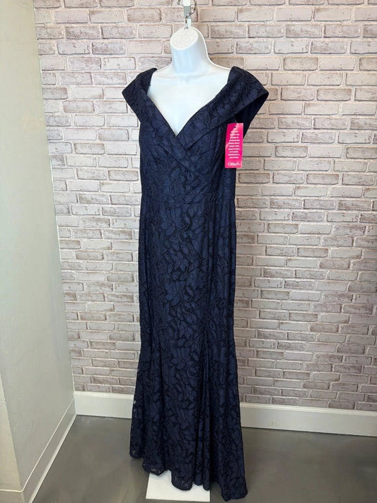 XCape Dress – XCape Lace Dress, Navy, 14, New With Tags
