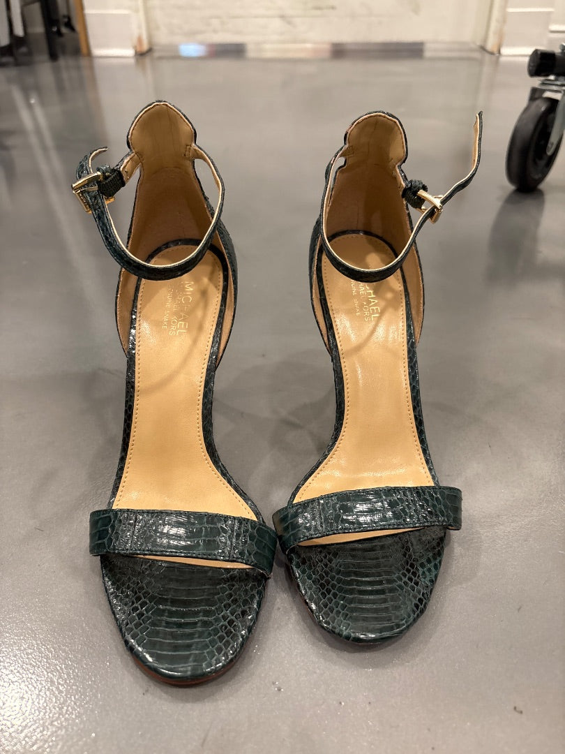 Michael Kors Heels, Green, 6.5, Used - Good