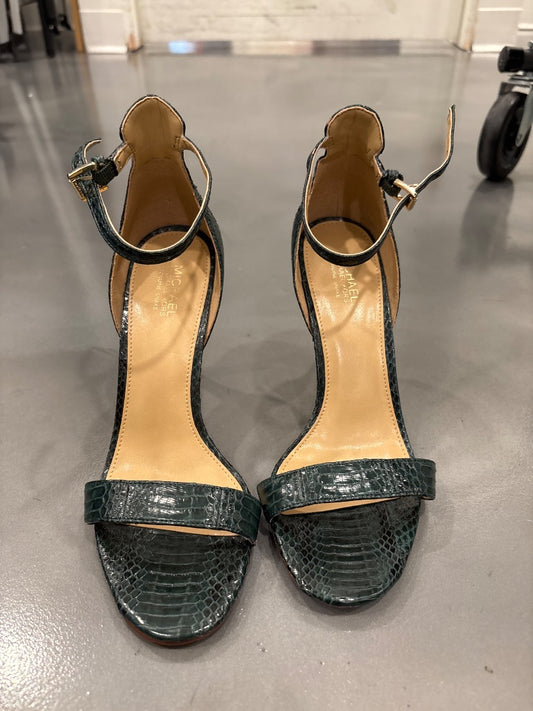 Michael Kors Heels, Green, 6.5, Used - Good