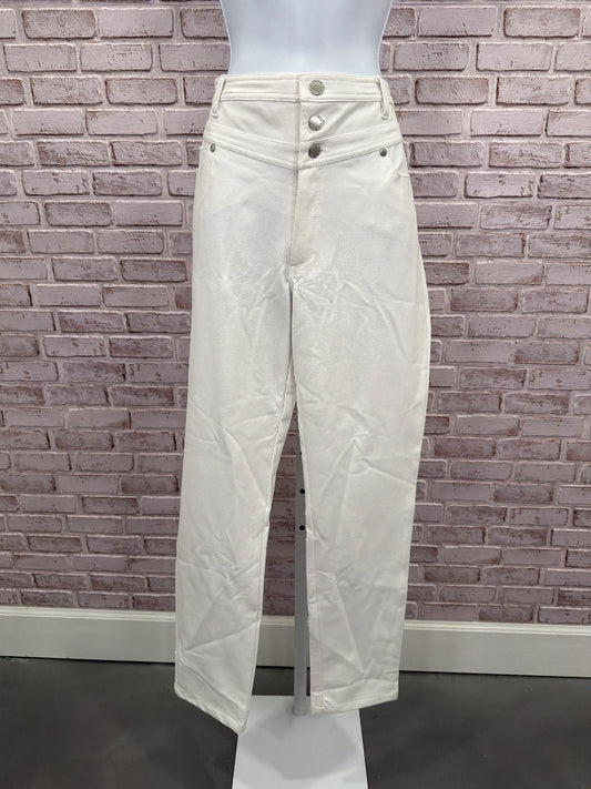 Karl Lagerfeld Pants, White, 12, Used - Good