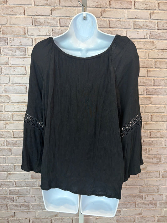 Karen Kane Shirt – Black, Size Large – Excellent Condition