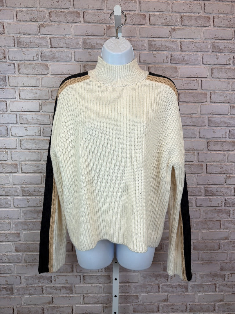 Sanctuary Sweater, White multi, Small, Used - Good