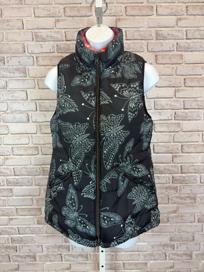 Johnny Was Reversible Vest, Multi, XS, Used - Excellent