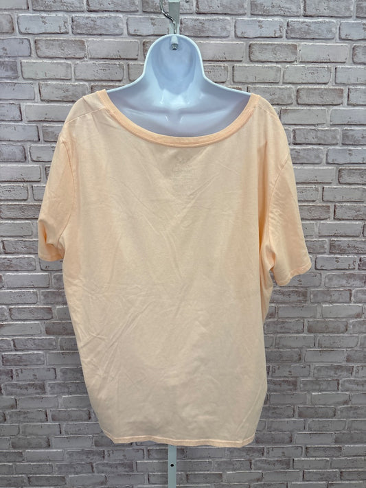 Faded Glory Tee shirt, Peach, 4XL, Used - Good