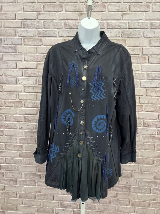 Parsley and sage Shirt, Grey multi, XL, Used - Good