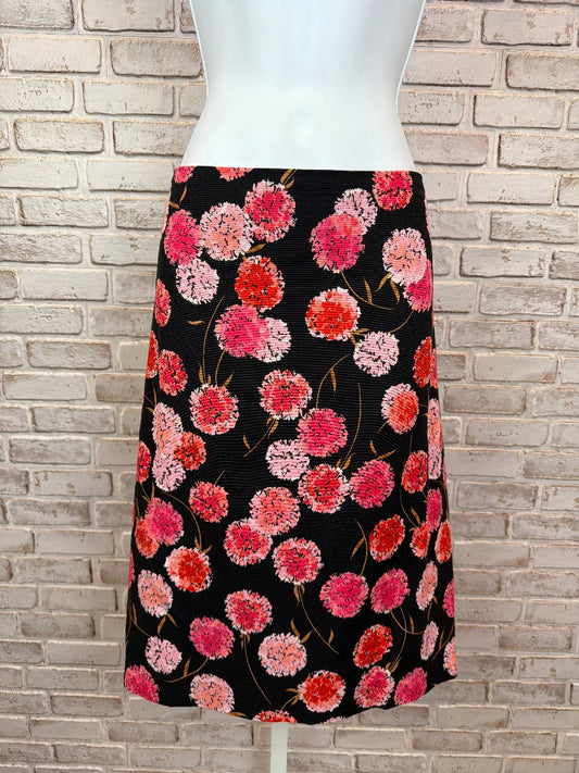 Talbots Skirt, Black/pink, 14, New With Tags