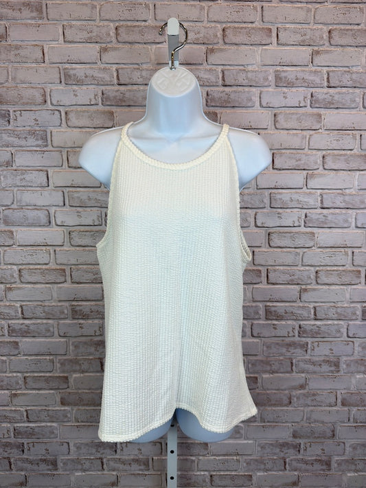 Green envelope Shirt, White, Large, New With Tags