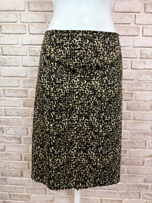 Ann Taylor Skirt, Animal, 10, Used - Excellent