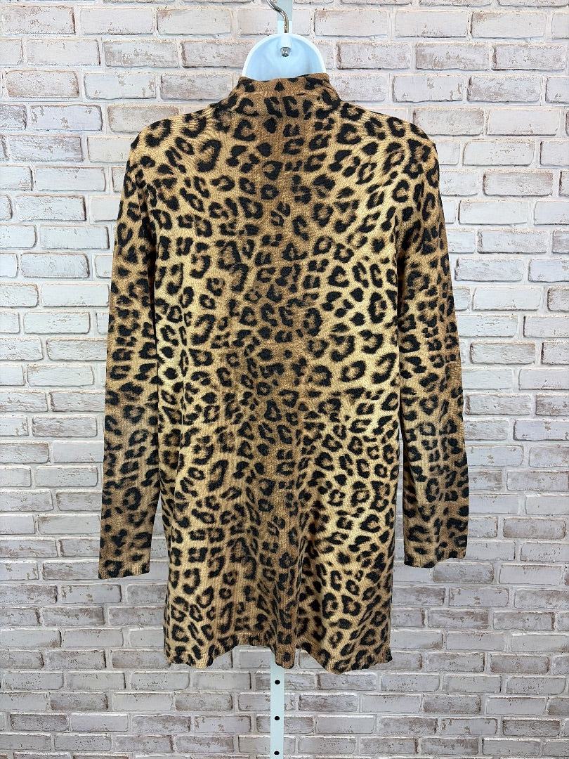 Chicos Cardigan, Animal, Large/2, Used - Excellent