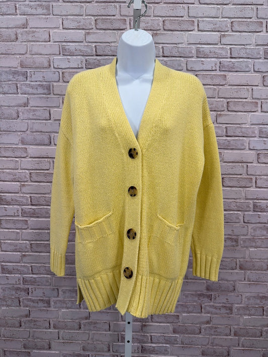 Loft Cardigan, Yellow, Medium, Used - Good