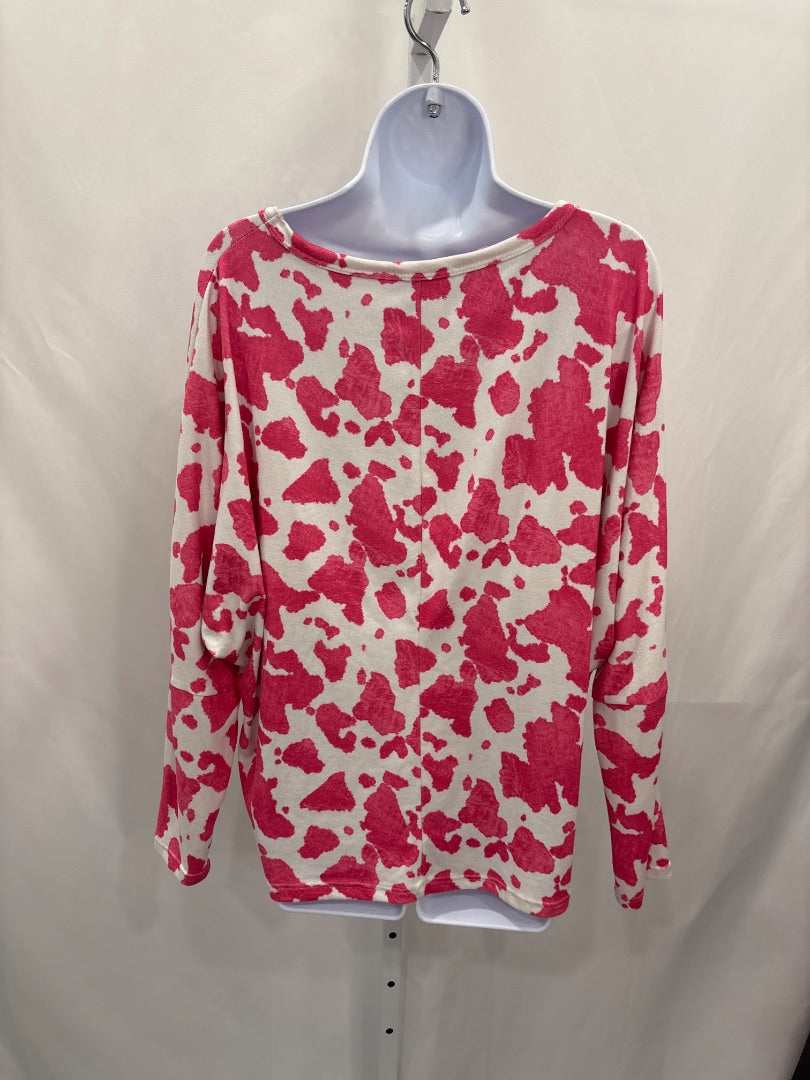 Hopely Shirt, Pink/white, Medium