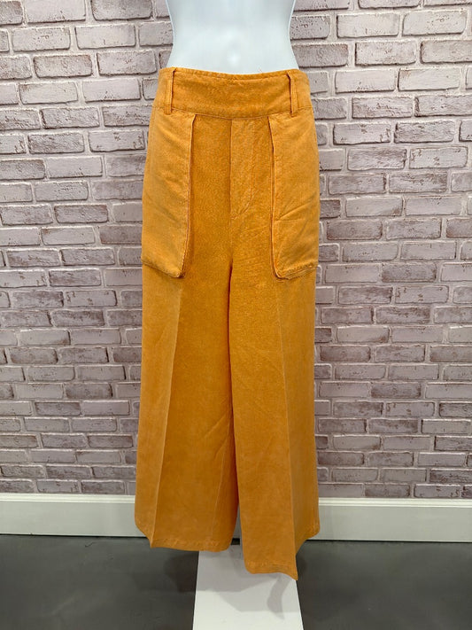 Young Fabulous & Broke Pants, Orange, Medium, Used - Good