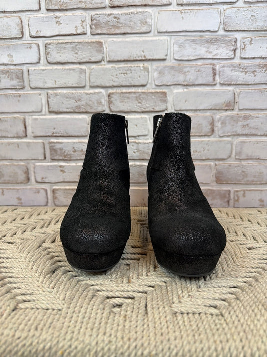 Sacha London velvet Booties, Black multi, 7.5, Used - Excellent