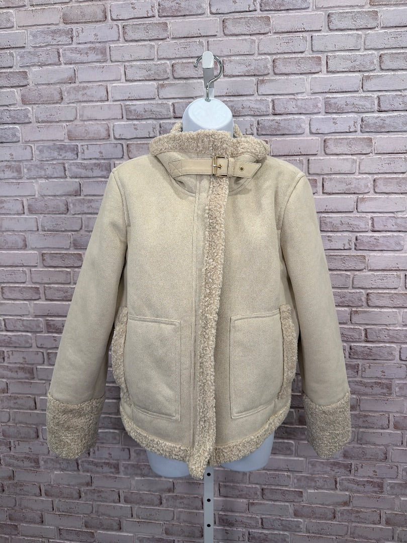 Ann Taylor Jacket, Beige, 8, Used - Good