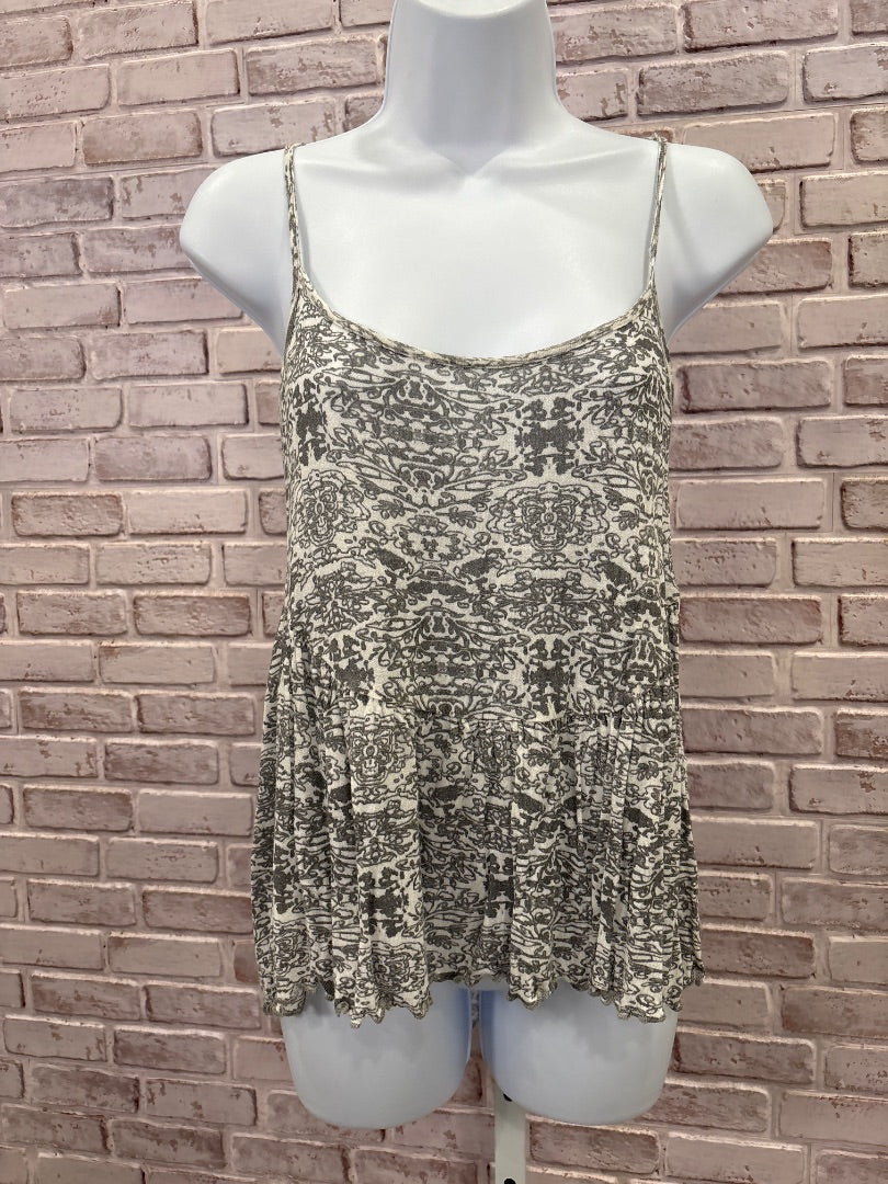 Urban outfitters Tank top, Grey/white, Small, Used - Good