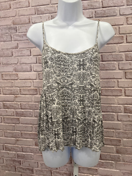 Urban outfitters Tank top, Grey/white, Small, Used - Good