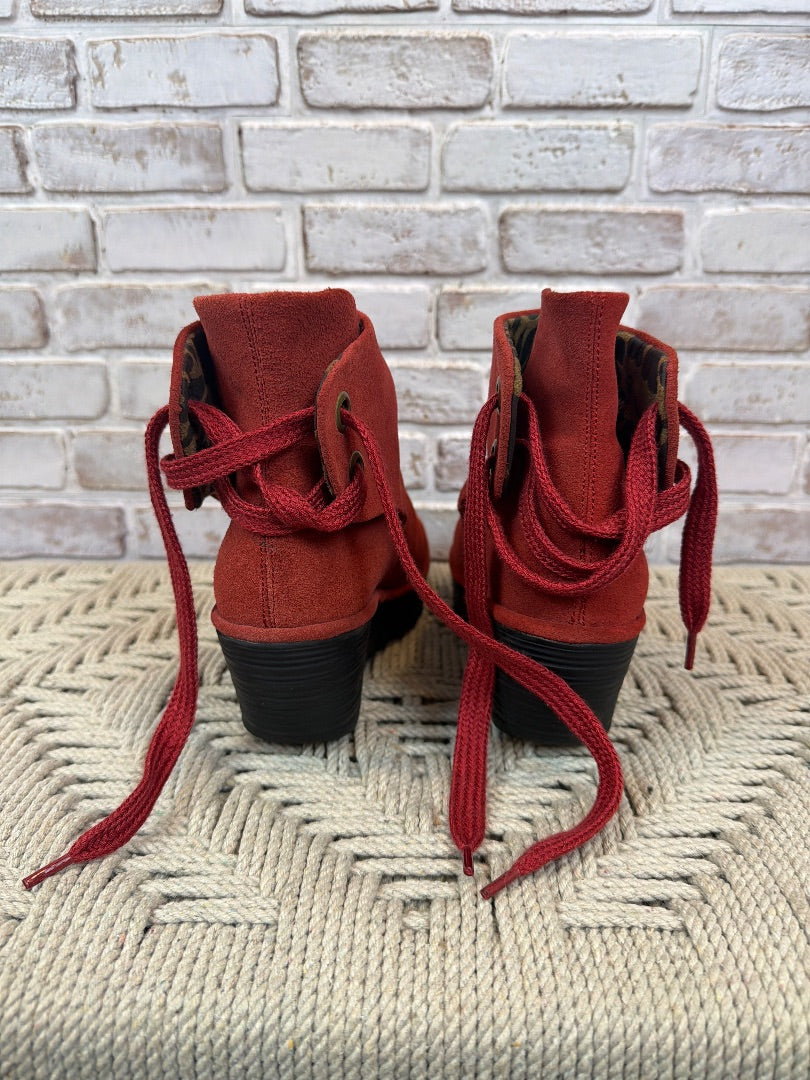 Fly London Boots, Red, 38, Used - Good